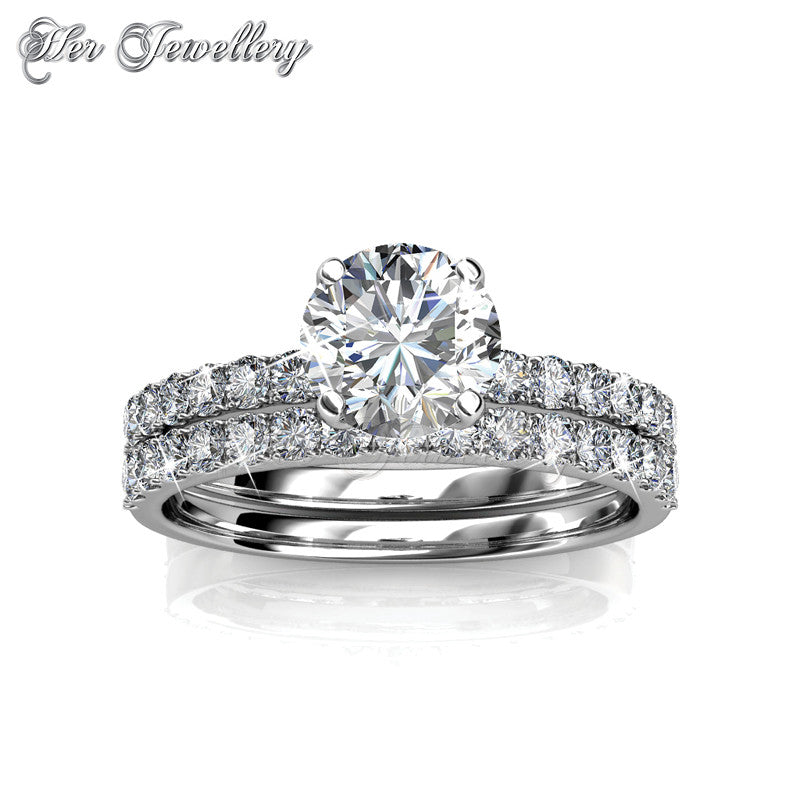 Swarovski Crystals Enchanted Ring - Her Jewellery