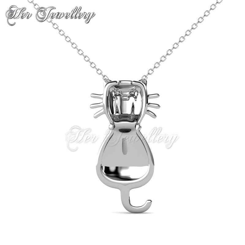 Swarovski Crystals Kitty Pendantâ€ - Her Jewellery