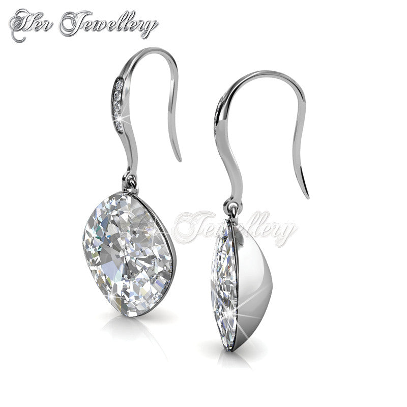 Swarovski Crystals Tiffy Hook Earrings - Her Jewellery