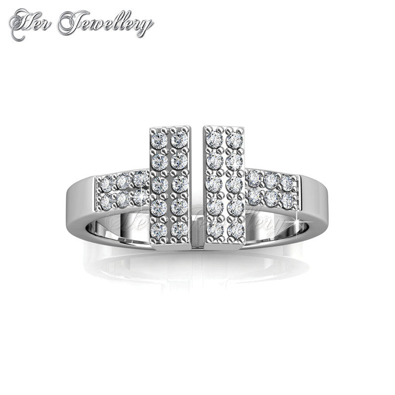 Swarovski Crystals Hermies Ring - Her Jewellery