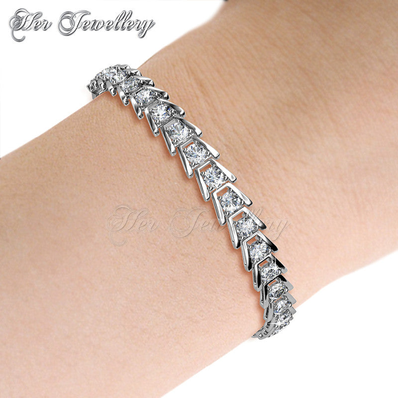 Swarovski Crystals Simply Bracelet - Her Jewellery