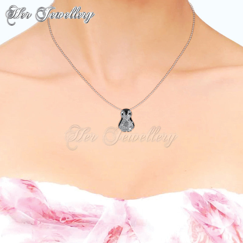 Swarovski Crystals Penguin Pendantâ€ - Her Jewellery