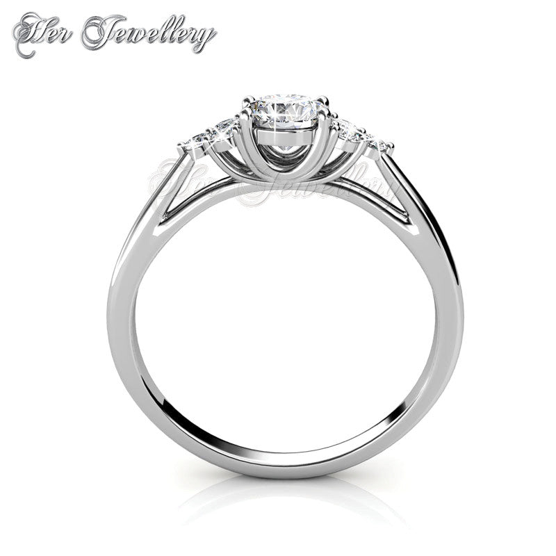 Swarovski Crystals Elegant Ring - Her Jewellery