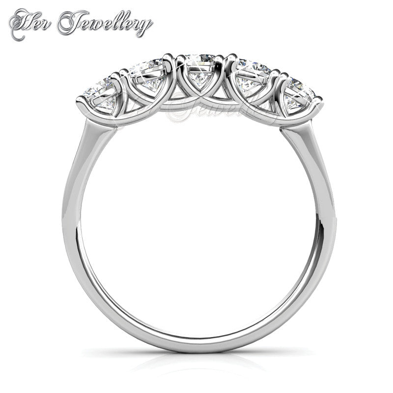 Swarovski Crystals Queen's Ringâ€ - Her Jewellery