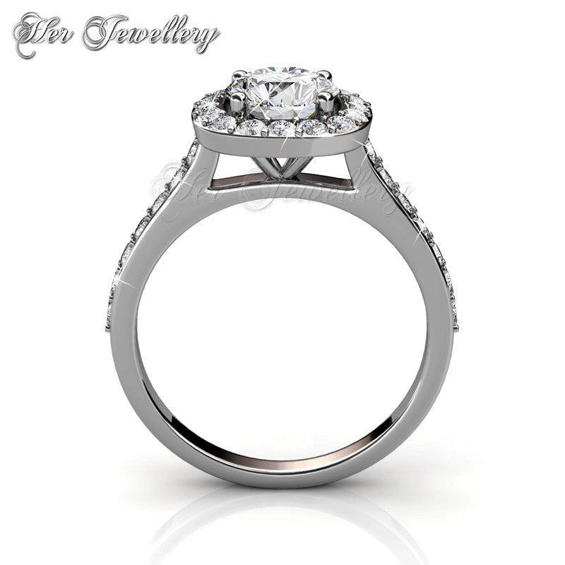 Swarovski Crystals Cushy Ring - Her Jewellery