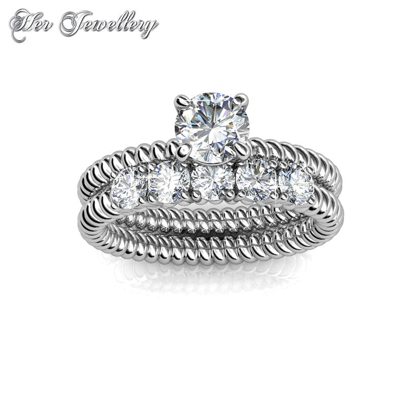 Swarovski Crystals Empress Queen Ring - Her Jewellery