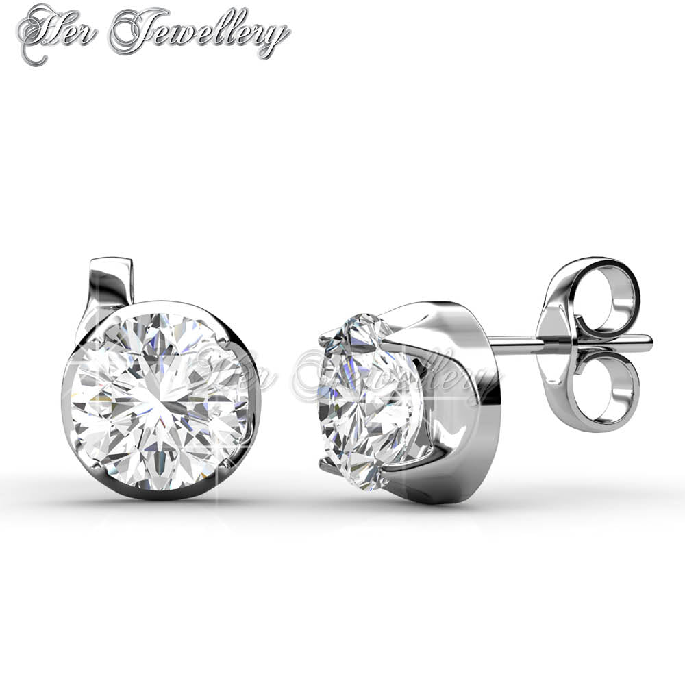 Swarovski Crystals Dazzling Earrings - Her Jewellery
