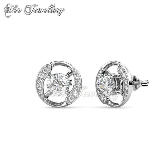 Swarovski Crystals Sincerity Earrings - Her Jewellery
