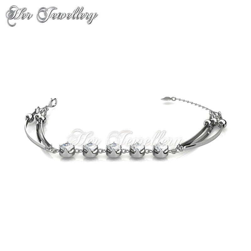 Swarovski Crystals Dazzling Bracelet - Her Jewellery