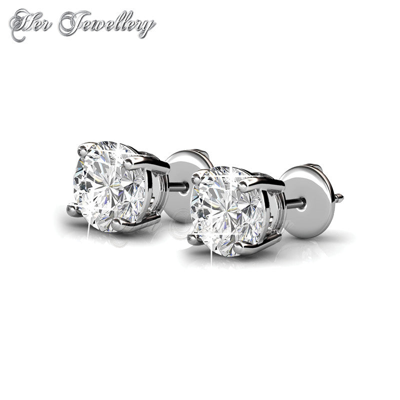 Swarovski Crystals Crystal Stud Earrings - Her Jewellery