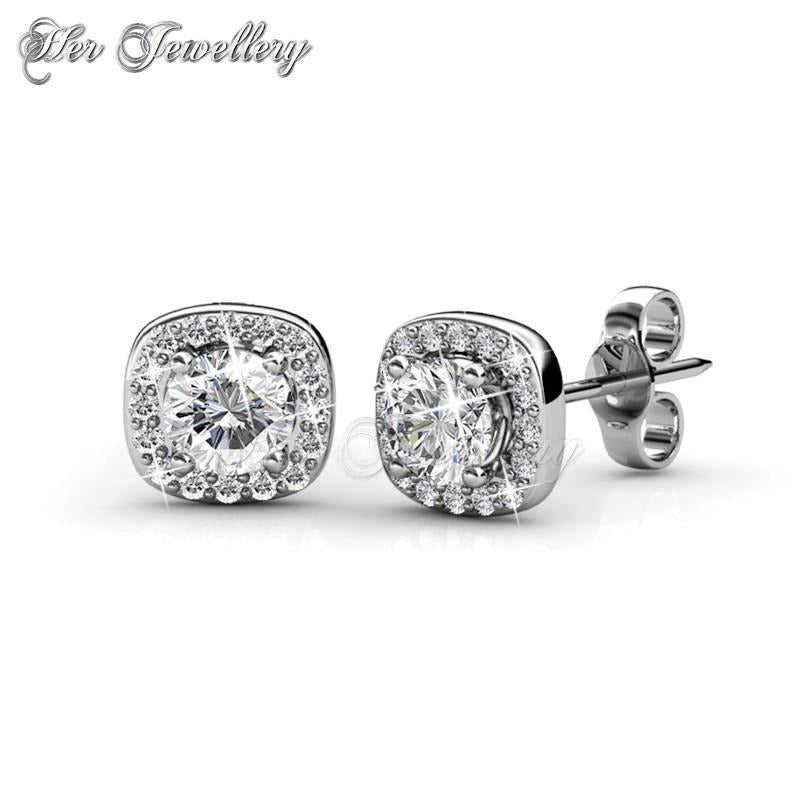 Swarovski Crystals Cushy Earringsâ€ - Her Jewellery