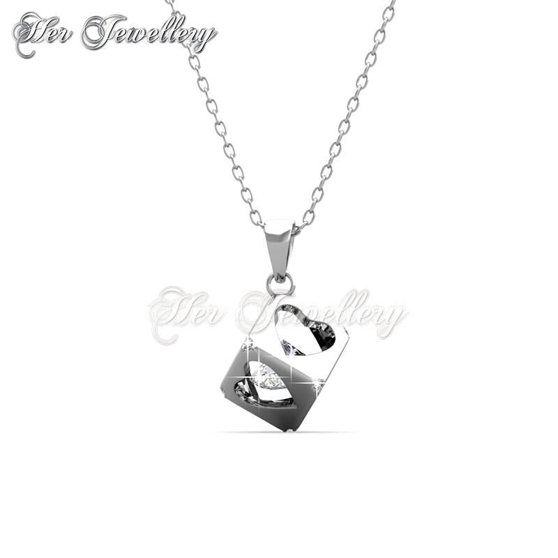 Swarovski Crystals Secret Love Pendant - Her Jewellery