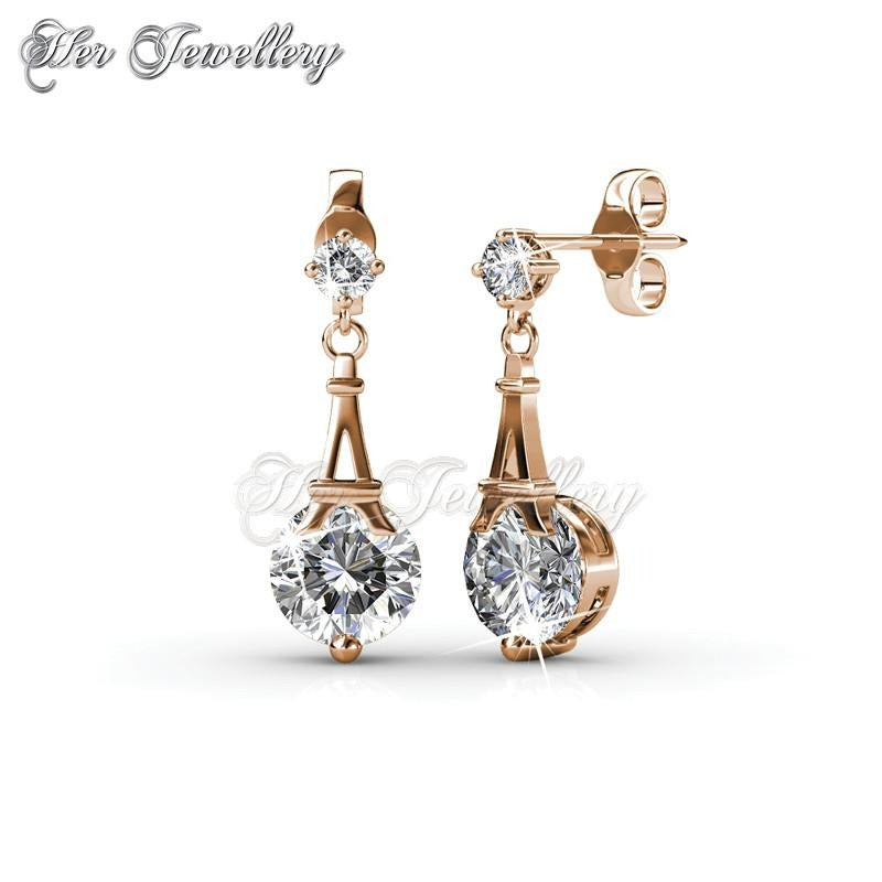 Swarovski Crystals Paris Earrings - Her Jewellery