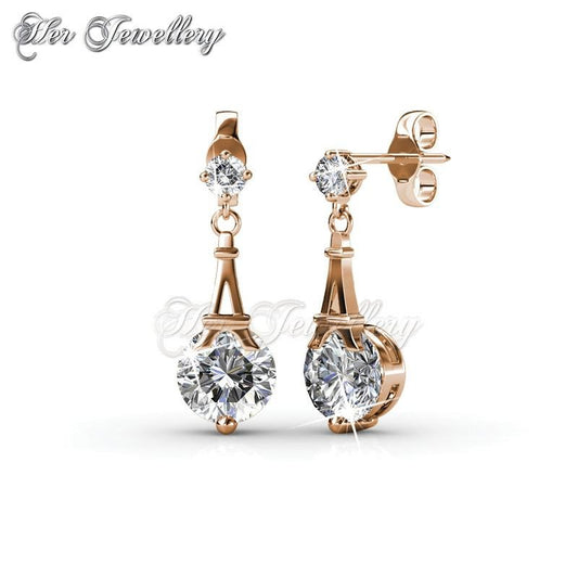 Swarovski Crystals Paris Earrings - Her Jewellery