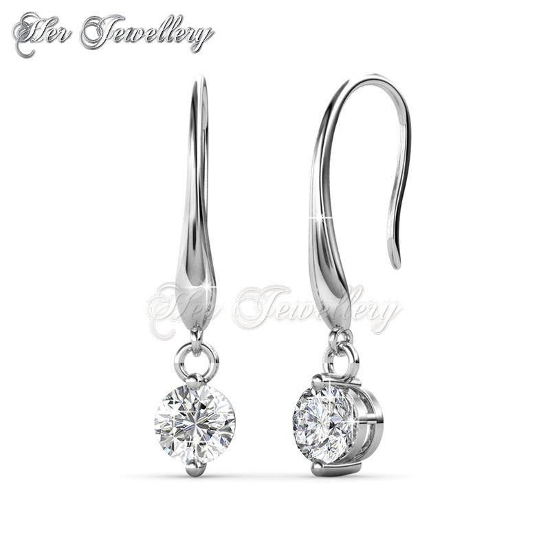 Swarovski Crystals Crystal Hook Earrings - Her Jewellery