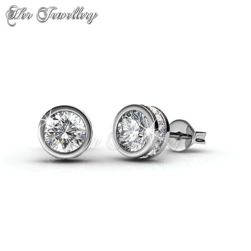 Swarovski Crystals Glam Solitaire Earringsâ€ - Her Jewellery