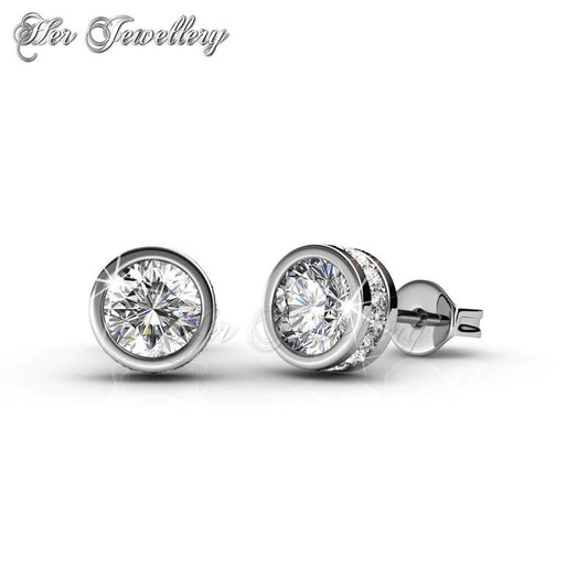 Swarovski Crystals Glam Solitaire Earringsâ€ - Her Jewellery