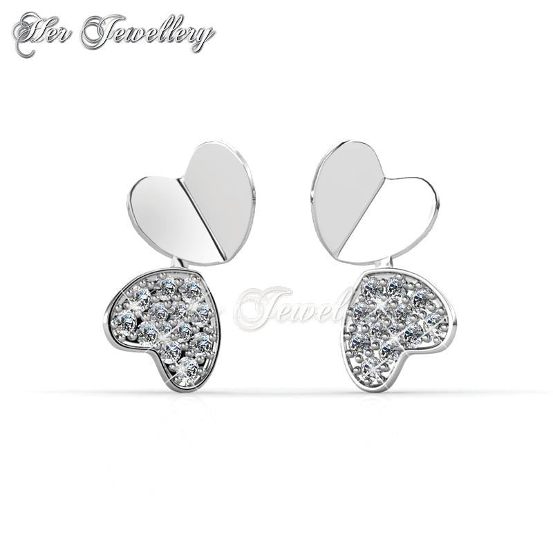 Swarovski Crystals Loving Earrings - Her Jewellery