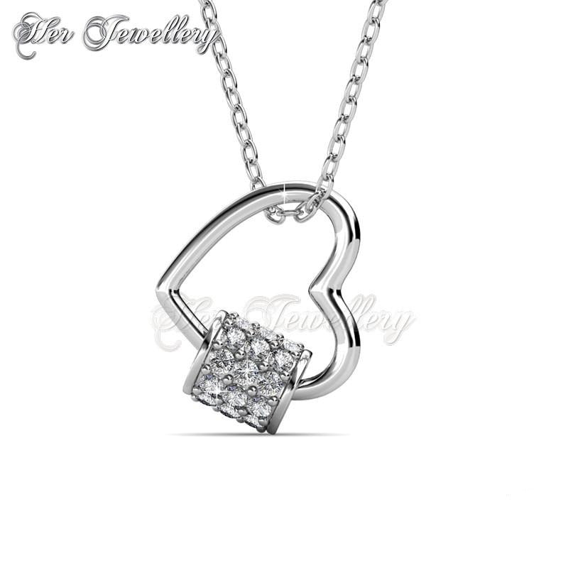 Swarovski Crystals Behold Love Pendant - Her Jewellery