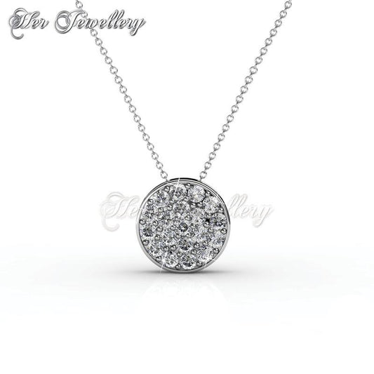 Swarovski Crystals Round Pendant - Her Jewellery