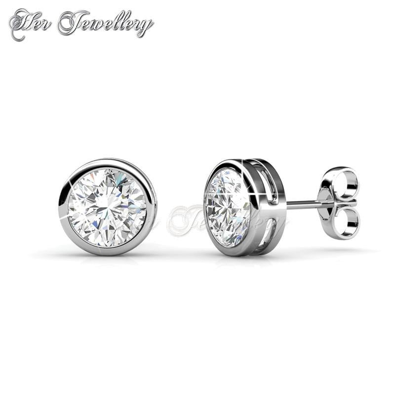 Swarovski Crystals Simplicity Earrings - Her Jewellery
