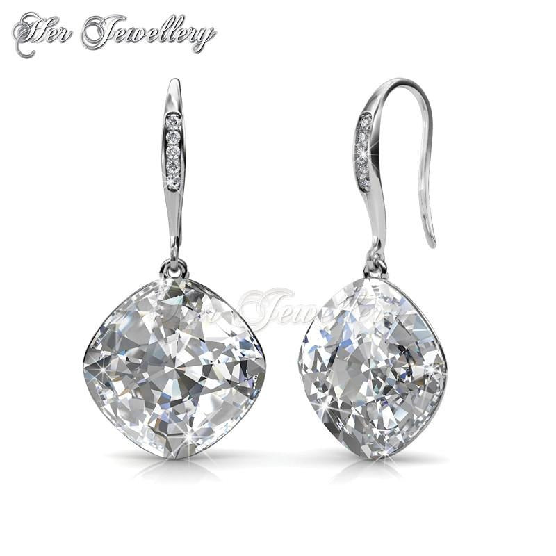 Swarovski Crystals Tiffy Hook Earrings - Her Jewellery