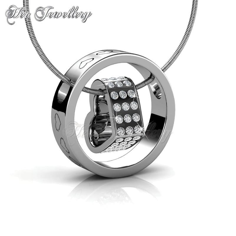 Swarovski Crystals 3 Styled Heart Pendantâ€ - Her Jewellery