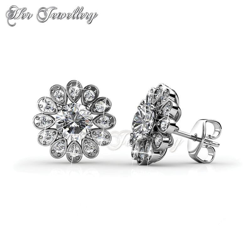 Swarovski Crystals Gloria Earrings Set - Her Jewellery