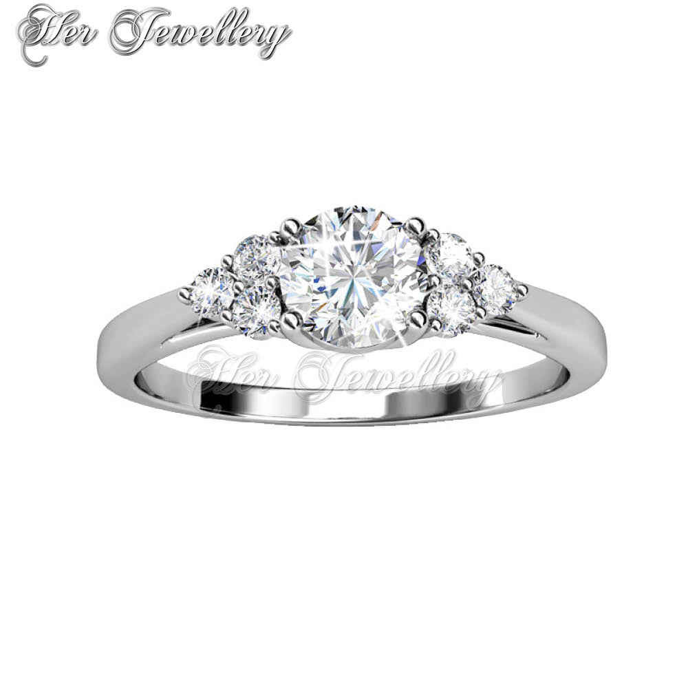 Swarovski Crystals Elegant Ring - Her Jewellery