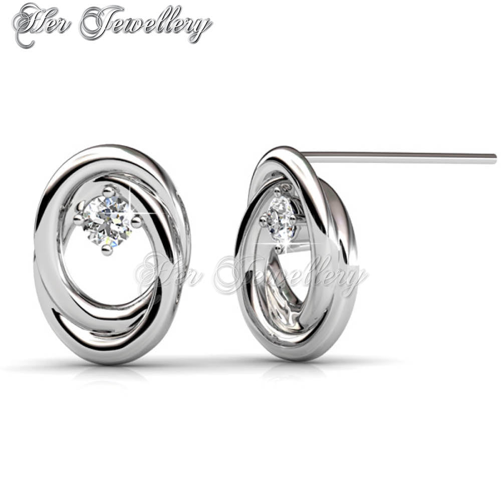 Swarovski Crystals Circle of Life Earrings - Her Jewellery