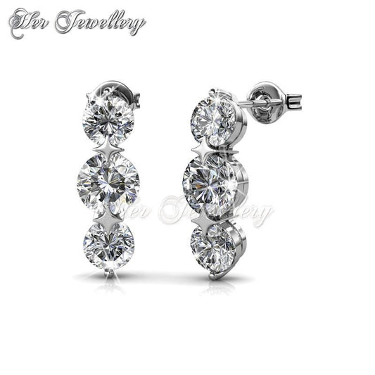 Swarovski Crystals Elise Earrings - Her Jewellery