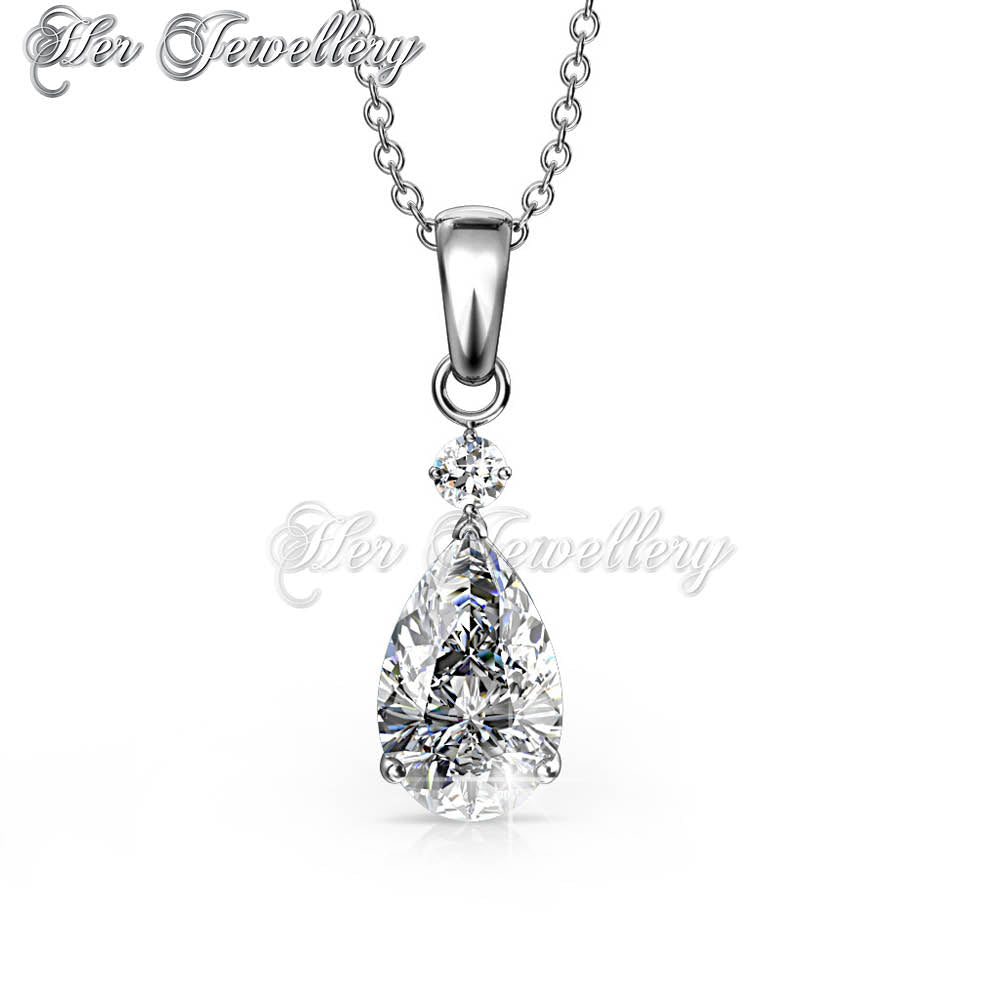 Swarovski Crystals Princess Pendant - Her Jewellery
