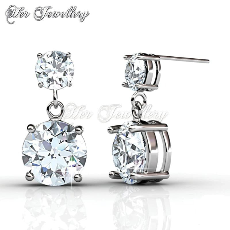 Swarovski Crystals Snowman Earrings - Her Jewellery