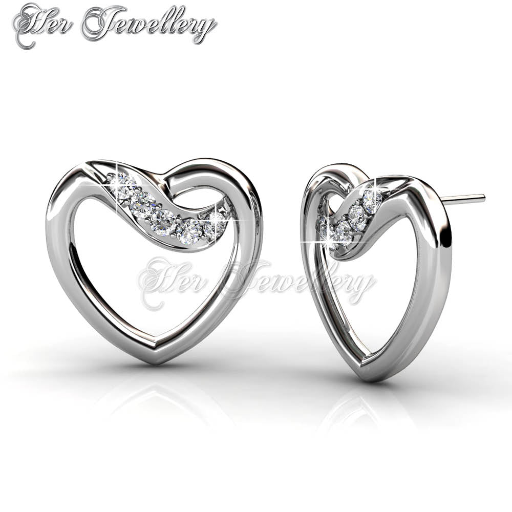Swarovski Crystals Angel Earrings - Her Jewellery