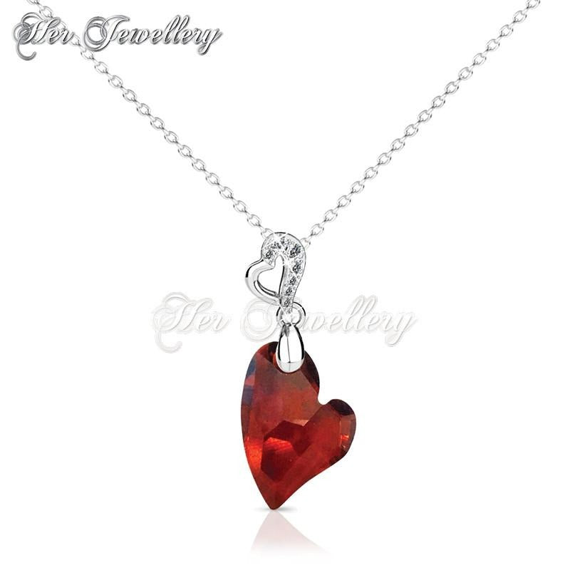 Swarovski Crystals Purely Heart Pendant - Her Jewellery