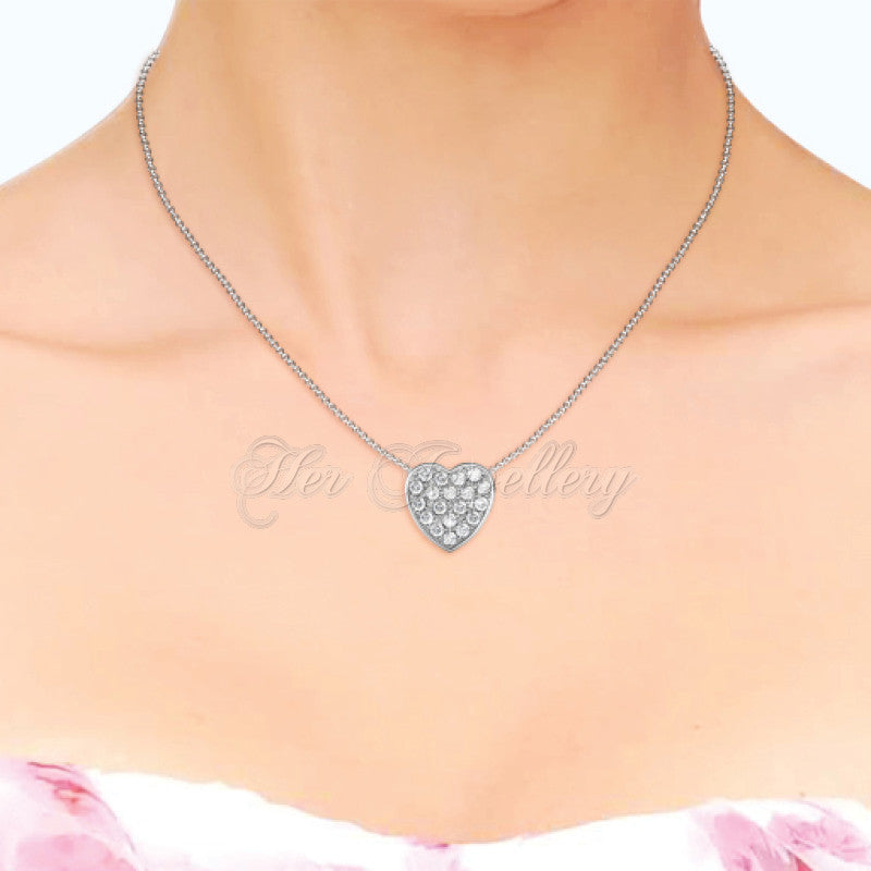 Swarovski Crystals Devoted Pendant - Her Jewellery